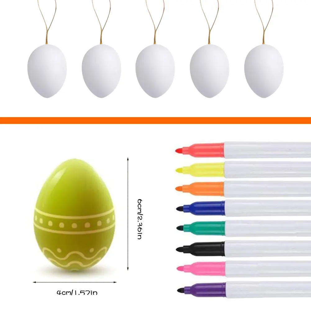 50PCS Easter Handmade DIY Painting Egg Easter Plastic Eggs Accessories Easter Party Supplies Kids Gifts Favors Party Decorations
50PCS Easter Handmade DIY Painting Egg Easter Plastic Eggs Accessories Easter Party Supplies Kids Gifts Favors Party Decorations