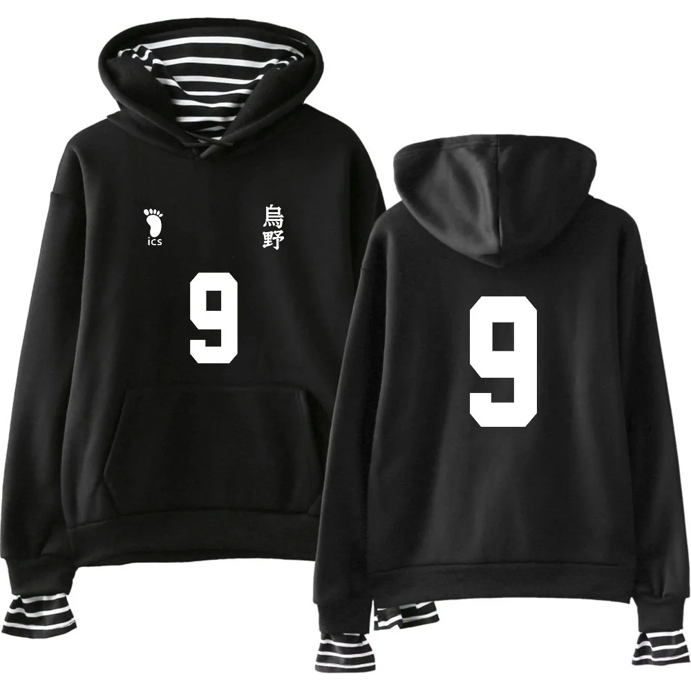Anime Haikyuu Karasuno High School Hoodies Women Men Fake Two Piece Hooded Sweatshirt Streetwear Hip Hop Pullover Clothes
Anime Haikyuu Karasuno High School Hoodies Women Men Fake Two Piece Hooded Sweatshirt Streetwear Hip Hop Pullover Clothes