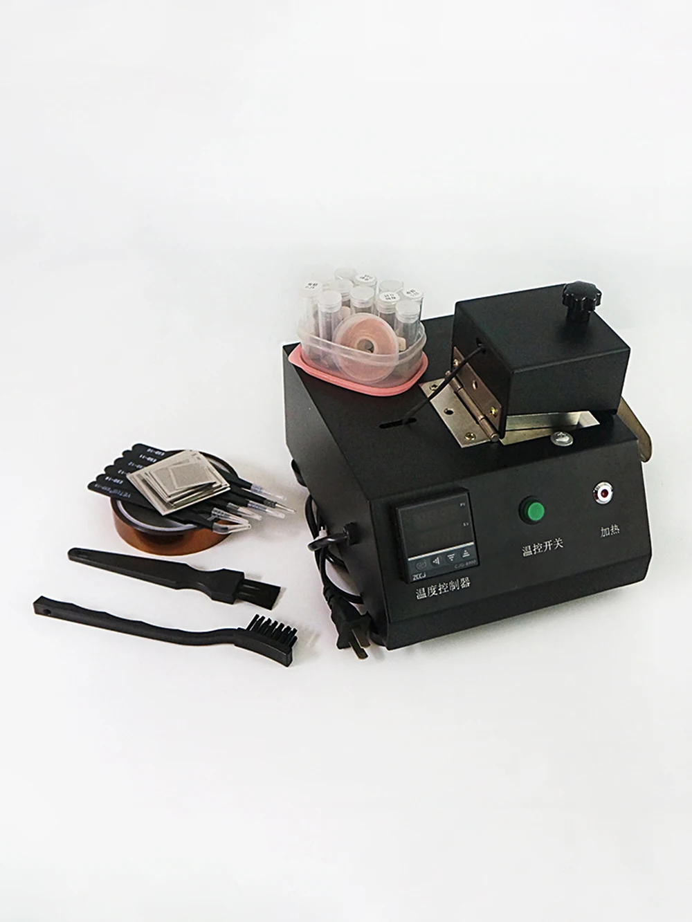 BGA rework station LY M700 reballing machine 29pcs heated stencils with solder balls ESD tweezer brush BGA rework repair tools
BGA rework station LY M700 reballing machine 29pcs heated stencils with solder balls ESD tweezer brush BGA rework repair tools