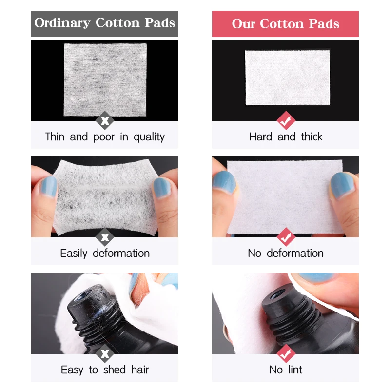 BORN PRETTY 450PCS Lint-Free Nail Wipes Healthy No Chips Clean Gel Polish Remover Cotton Pads Wipe Nail Art Cleaning Tools
BORN PRETTY 450PCS Lint-Free Nail Wipes Healthy No Chips Clean Gel Polish Remover Cotton Pads Wipe Nail Art Cleaning Tools