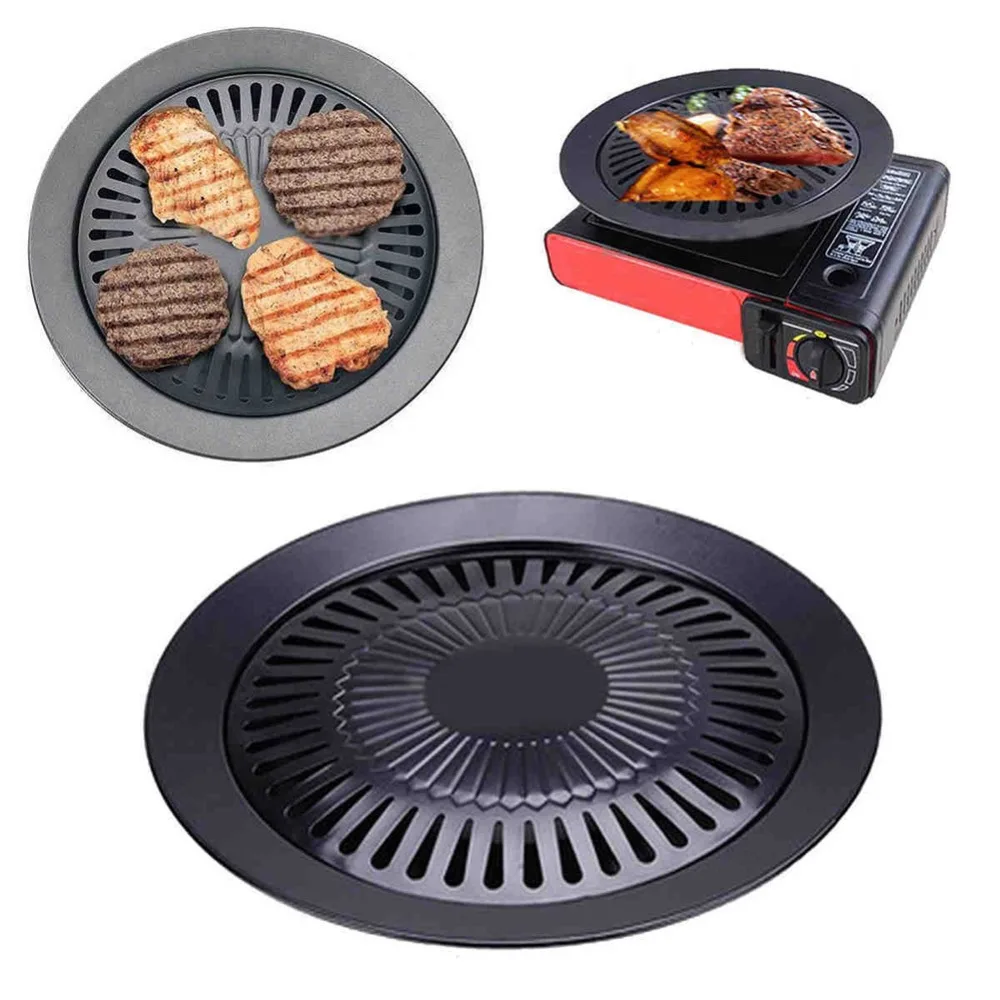 Round Nonstick Iron BBQ Pan Roasted Chicken Barbecue Plate Pans Tray Holder Home Kitchen Outdoor Camping Cooking Tools Cookware
Round Nonstick Iron BBQ Pan Roasted Chicken Barbecue Plate Pans Tray Holder Home Kitchen Outdoor Camping Cooking Tools Cookware