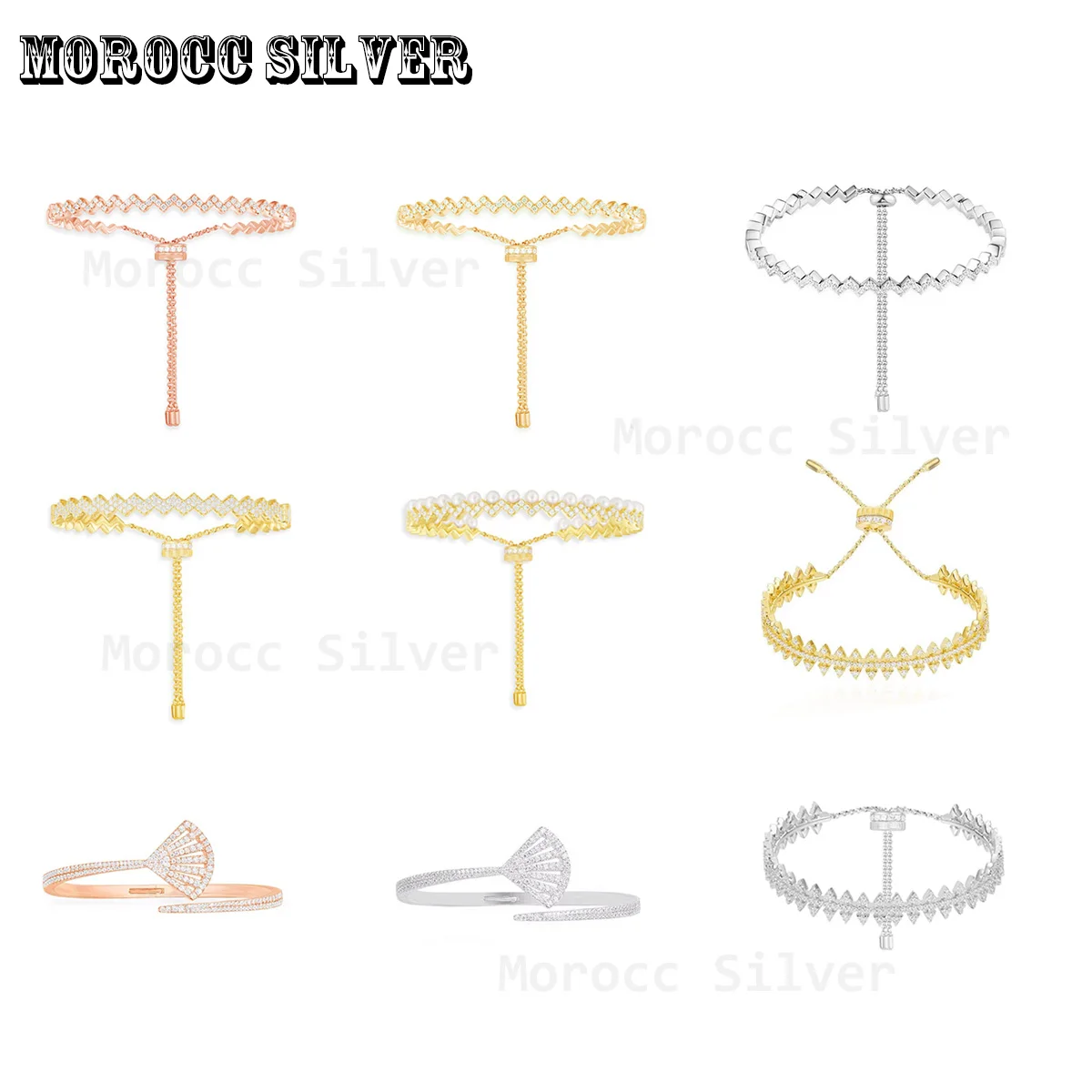S925 Silver Jewelry 1:1 Copy, Exquisite Z Wave Inlaid Crystal Adjustable Chain, Fashionable Feminine Charm Bracelet
S925 Silver Jewelry 1:1 Copy, Exquisite Z Wave Inlaid Crystal Adjustable Chain, Fashionable Feminine Charm Bracelet
