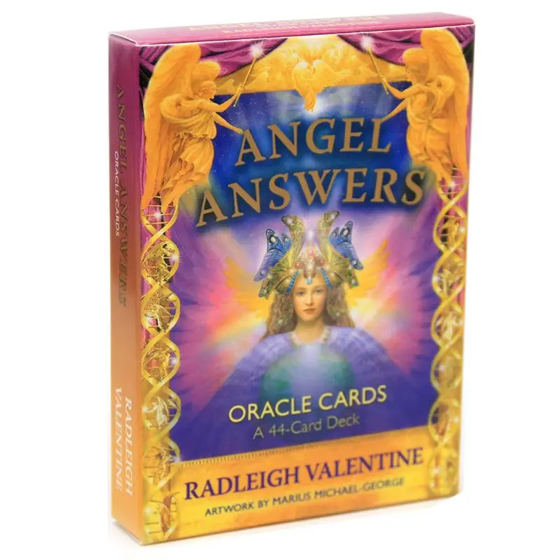 44 Oracle Angel Answers Tarot Cards Deck Full English Mysterious Divination Family Friend Party Board Game
44 Oracle Angel Answers Tarot Cards Deck Full English Mysterious Divination Family Friend Party Board Game