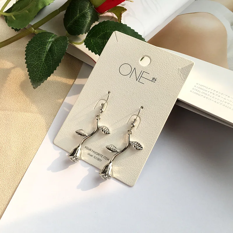 Ailodo Romantic Rose Flower Dangle Earrings For Women Gold Silver Color Party Wedding Earrings Fashion Jewelry Girls Gift 20MAY6
Ailodo Romantic Rose Flower Dangle Earrings For Women Gold Silver Color Party Wedding Earrings Fashion Jewelry Girls Gift 20MAY6