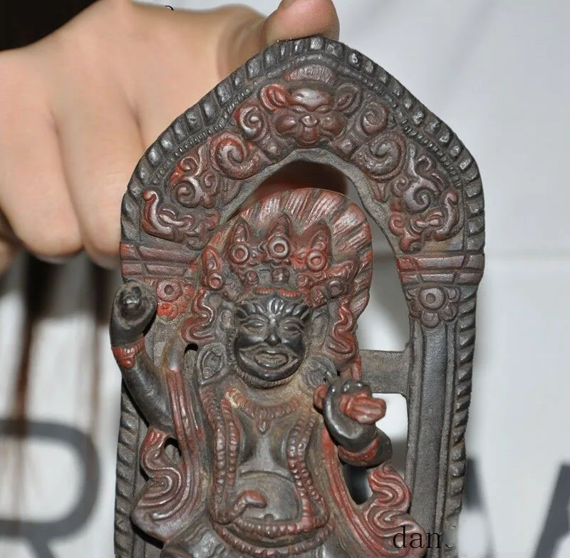 wedding decoration 6"Old Tibet Tantric Buddhism bronze Mahakala Dorje Wrathful Deity Buddha statue
wedding decoration 6"Old Tibet Tantric Buddhism bronze Mahakala Dorje Wrathful Deity Buddha statue