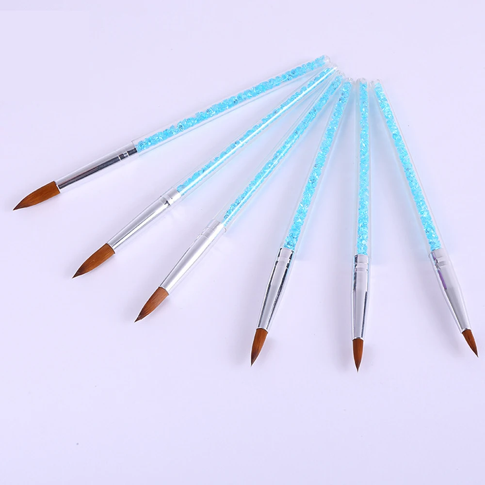 6pcs/set Metal Round Nail Painting Pen Acrylic Nail Brush Polish Brush Wood Handle Professional Manicure Powder Brush
6pcs/set Metal Round Nail Painting Pen Acrylic Nail Brush Polish Brush Wood Handle Professional Manicure Powder Brush