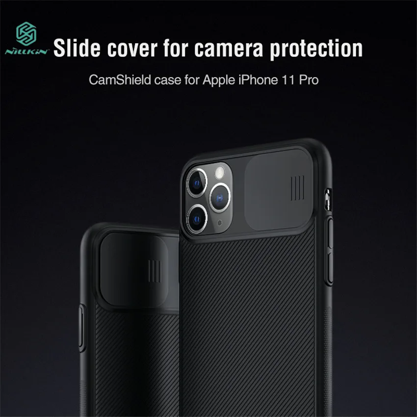 New For iphone 11 11 pro 11 pro max Case Cover NILLKIN Slide Cover Camera Protection Case Cover High Quality Anti-skid Cover 
New For iphone 11 11 pro 11 pro max Case Cover NILLKIN Slide Cover Camera Protection Case Cover High Quality Anti-skid Cover