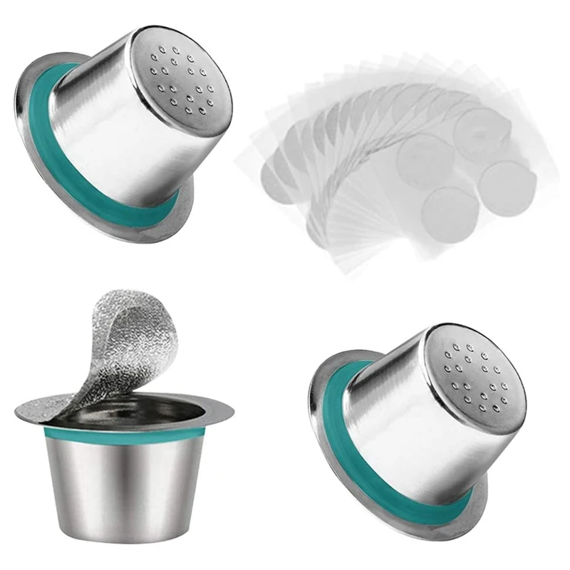 3 шт., многоразовые капсулы для кофе, из нержавеющей стали
3 шт., многоразовые капсулы для кофе, из нержавеющей стали