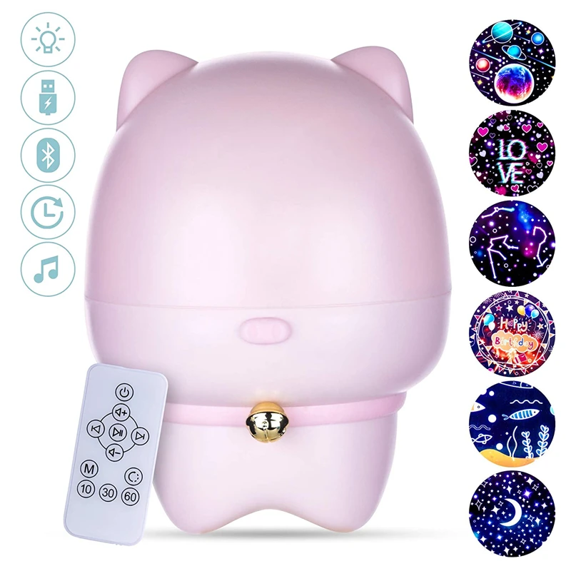 Wonderlife Music Projector Night Light With Bluetooth Speaker Remote Controller Rechargeable Rotate LED Star Projector Lamp
Wonderlife Music Projector Night Light With Bluetooth Speaker Remote Controller Rechargeable Rotate LED Star Projector Lamp