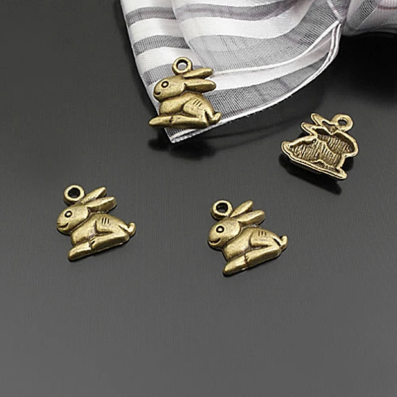 (24082)50PCS 14x13MM Antique Bronze Zinc Alloy Rabbit Charms Pendants Diy Jewelry Findings Accessories Wholesale
(24082)50PCS 14x13MM Antique Bronze Zinc Alloy Rabbit Charms Pendants Diy Jewelry Findings Accessories Wholesale