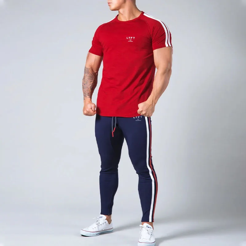 2021 New Summer Short Sleeve Sport Suits Men's Tracksuit Breathable Sweat Suits Male Sportswear 2 Piece Set Men Pants +T Shirt
2021 New Summer Short Sleeve Sport Suits Men's Tracksuit Breathable Sweat Suits Male Sportswear 2 Piece Set Men Pants +T Shirt