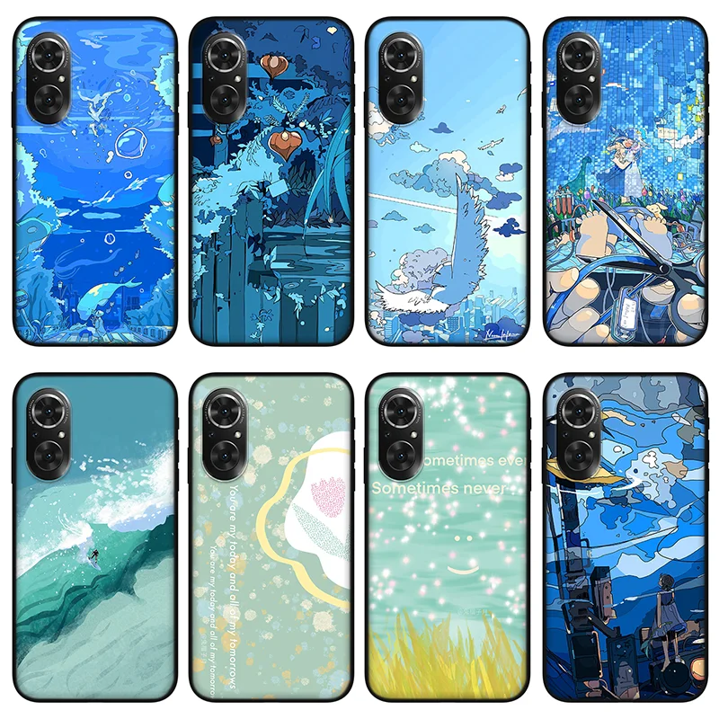 HD painting phone case For huawei honor 50 30 pro 50se play 4 5,Black silicone case for huawei p50 nova 7 8 pro
HD painting phone case For huawei honor 50 30 pro 50se play 4 5,Black silicone case for huawei p50 nova 7 8 pro