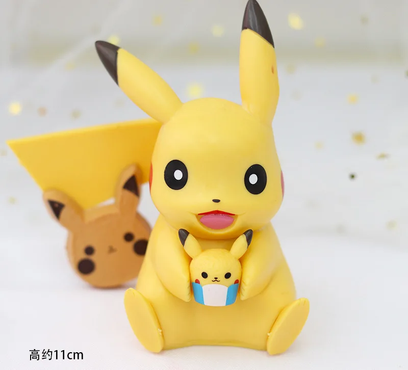 TAKARA TOMY 11cm Cute Angry Pikachu PVC Action Doll Anime Cartoon Pokemon Doll Collection Model Kids Toy Christmas Birthday Gift
TAKARA TOMY 11cm Cute Angry Pikachu PVC Action Doll Anime Cartoon Pokemon Doll Collection Model Kids Toy Christmas Birthday Gift