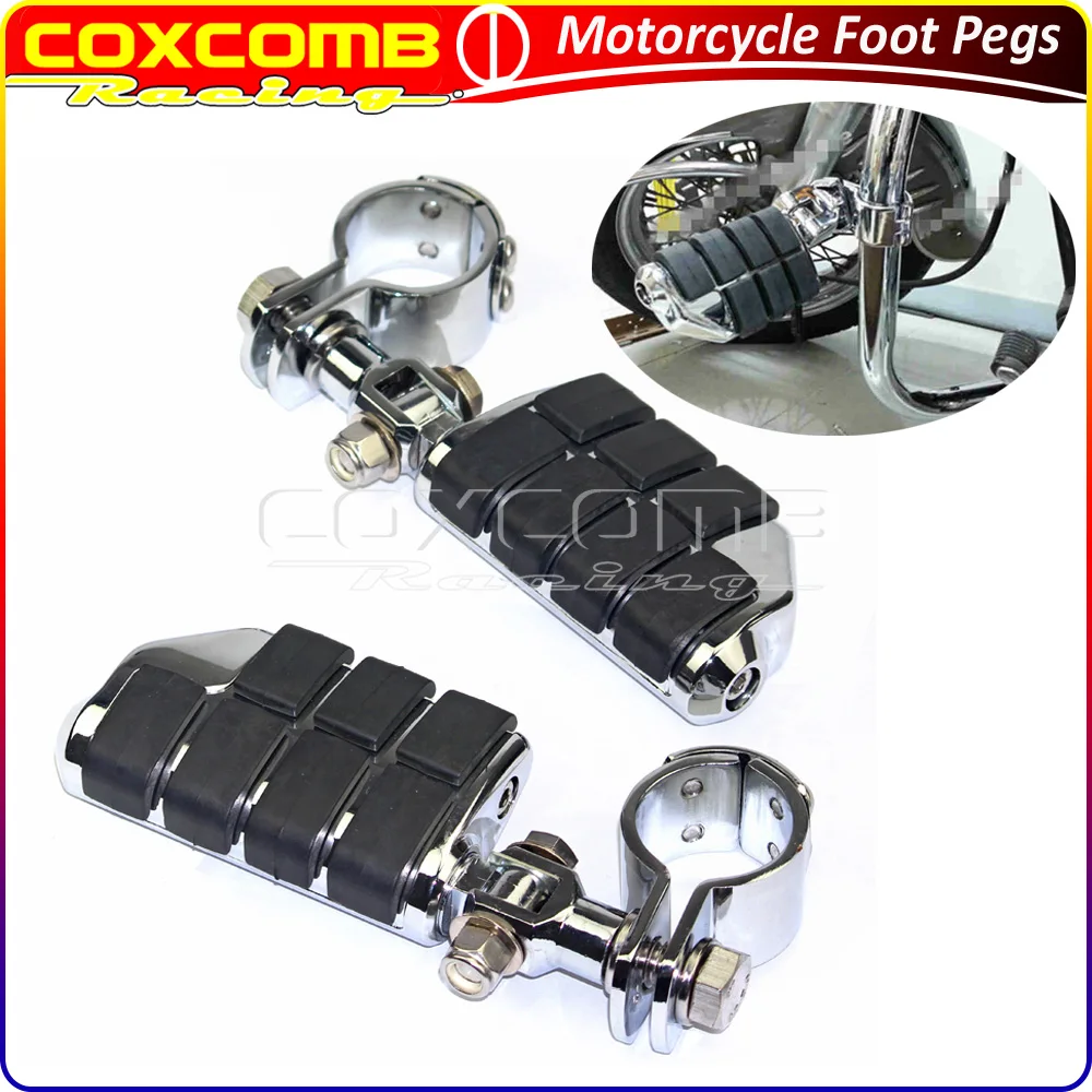 Motorcycle Highway Foot Pegs 1-1/2" & 1-1/4" & 1-1/8" Engine Guard Clamps Universal For Harley Honda Yamaha Suzuki Cafe Racer
Motorcycle Highway Foot Pegs 1-1/2" & 1-1/4" & 1-1/8" Engine Guard Clamps Universal For Harley Honda Yamaha Suzuki Cafe Racer