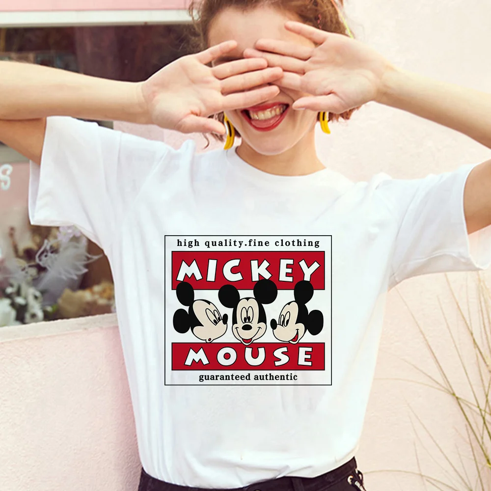 Disney Mickey Mouse Cartoon Print Cartoon T-shirt Women Casual Anime O-Neck Short Sleeve Female Clothes Dropship Tee Tops
Disney Mickey Mouse Cartoon Print Cartoon T-shirt Women Casual Anime O-Neck Short Sleeve Female Clothes Dropship Tee Tops
