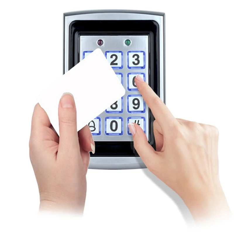 Waterproof Metal RFID Access Control Keypad Password Card Reader Keypad Key Fobs Password Access Lock Door Access Control System
Waterproof Metal RFID Access Control Keypad Password Card Reader Keypad Key Fobs Password Access Lock Door Access Control System