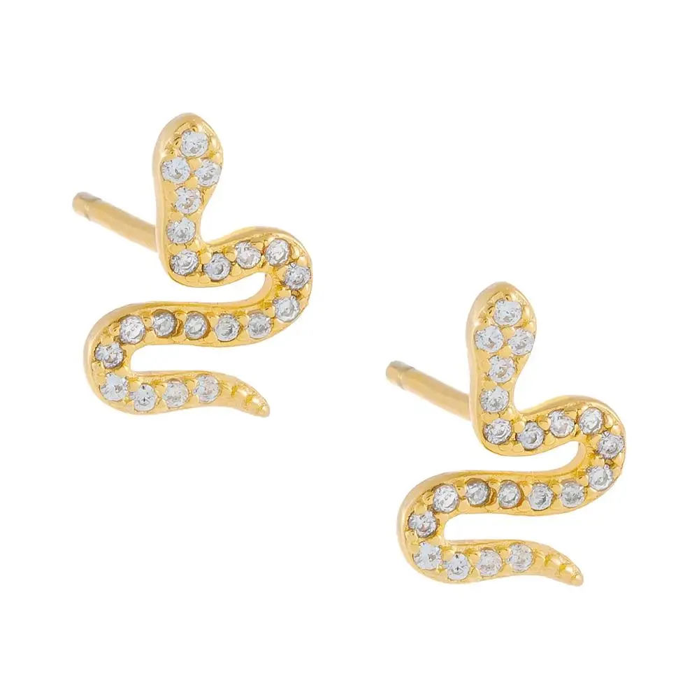 Original Brand Luxury Jewel 925 Silver Cute Pave CZ Mini Snake Earring Stud
Original Brand Luxury Jewel 925 Silver Cute Pave CZ Mini Snake Earring Stud