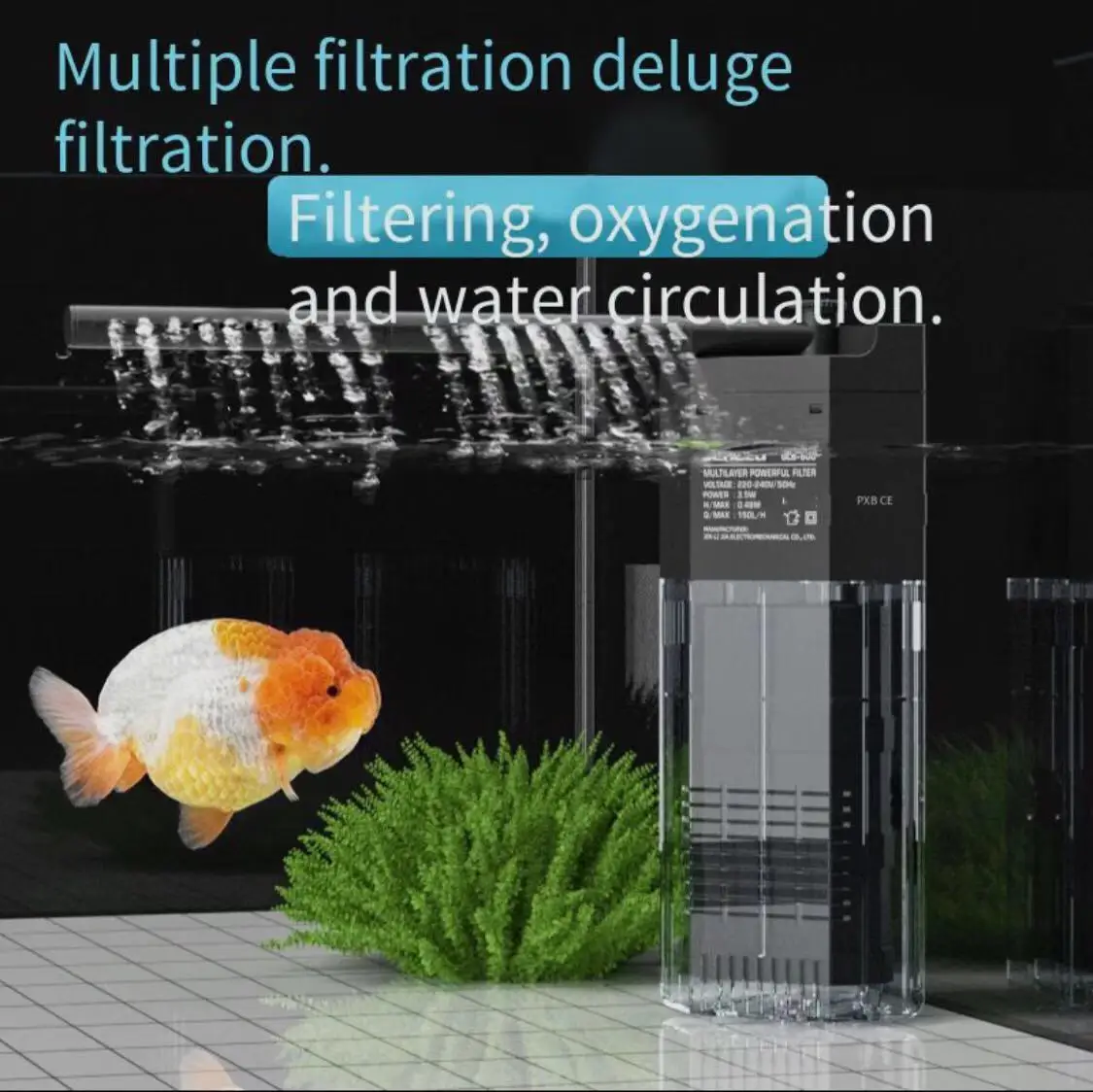 Fish tank filter pump low water level silent aeration pump three-in-one submersible pump turtle tank filter aquarium accessories
Fish tank filter pump low water level silent aeration pump three-in-one submersible pump turtle tank filter aquarium accessories
