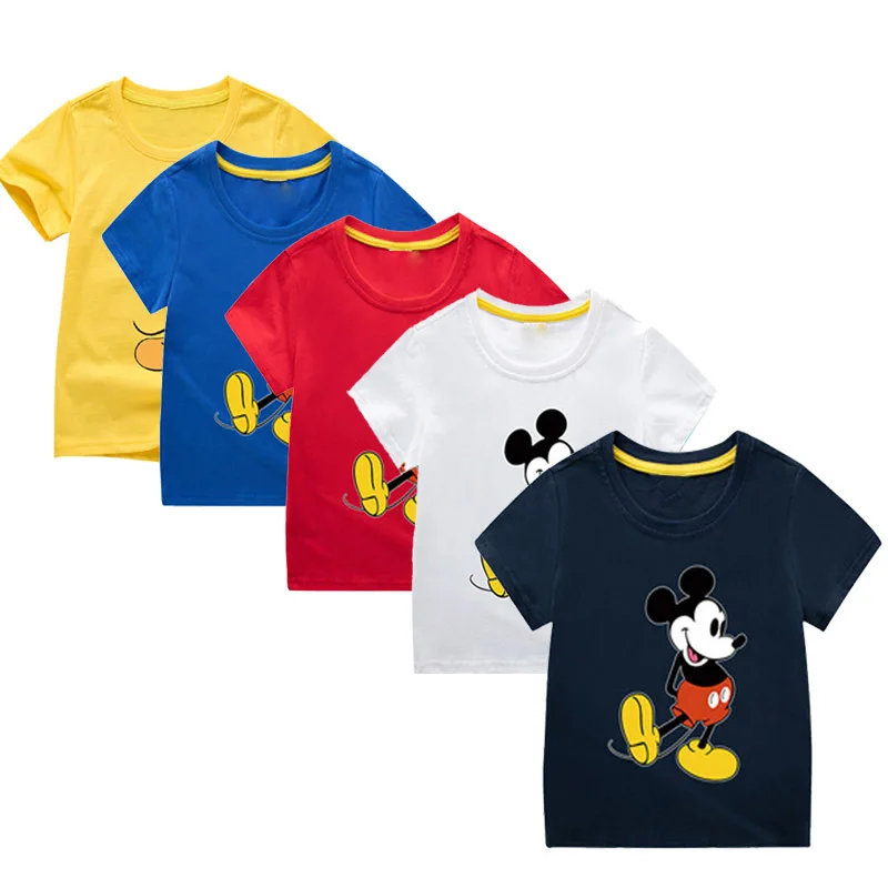 Disney's new Mickey children's clothing children's summer short-sleeved T-shirt boys and girls bottoming shirt shirt clothes
Disney's new Mickey children's clothing children's summer short-sleeved T-shirt boys and girls bottoming shirt shirt clothes
