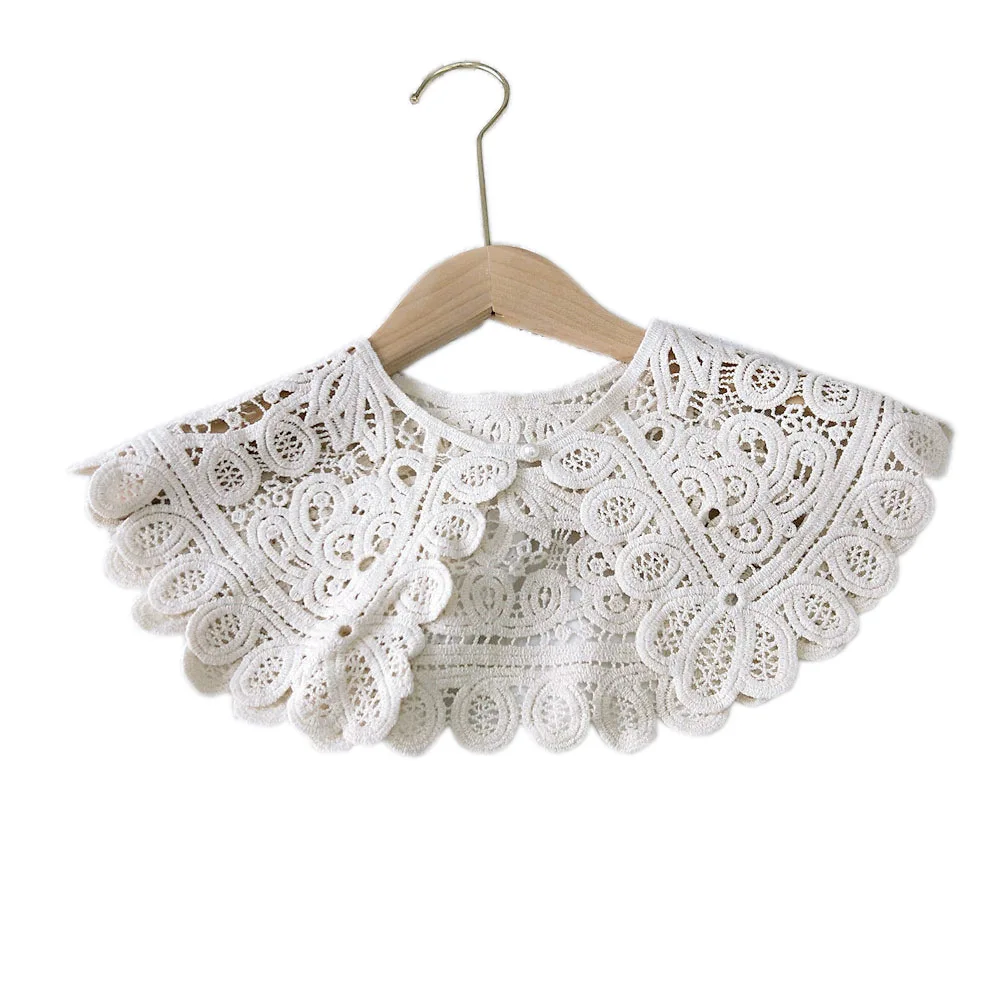 2021 25 Styles Fake Collars Shawl O-Neck Doll False Collar Shirt Women Hollow Crochet Lace Detachable Collar Half Shirt Faux Col
2021 25 Styles Fake Collars Shawl O-Neck Doll False Collar Shirt Women Hollow Crochet Lace Detachable Collar Half Shirt Faux Col