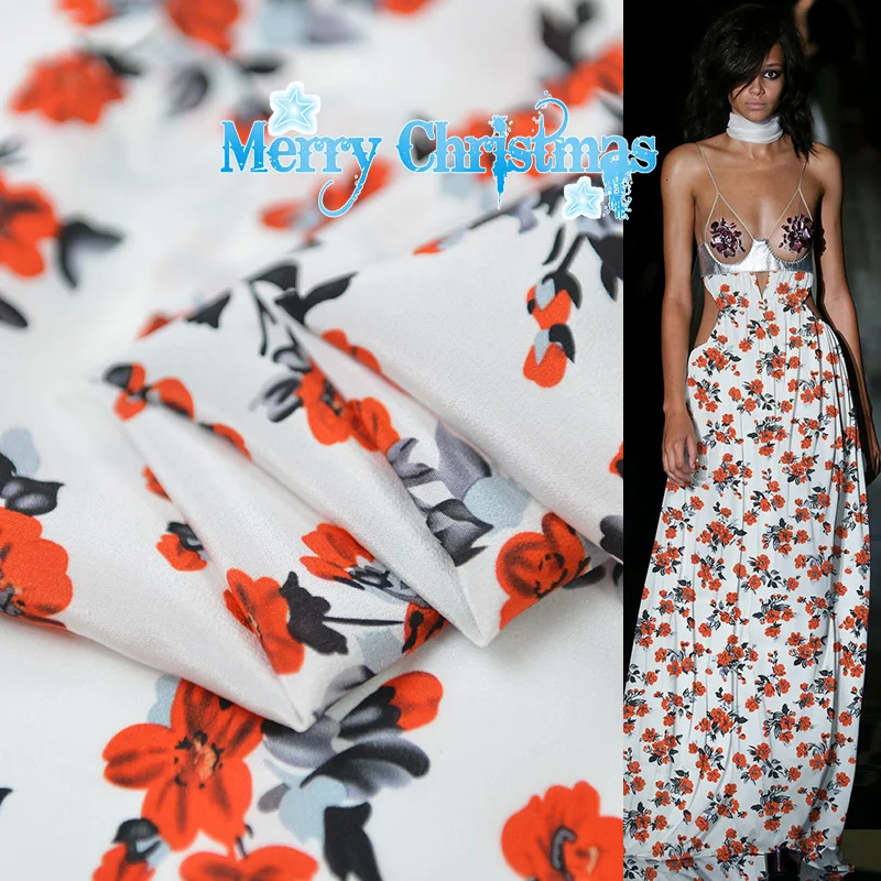 Rose printed natural silk fabric anti-wrinkle crepe de chine silk fabric meter shirt dress crepe fabric wholesale silk cloth
Rose printed natural silk fabric anti-wrinkle crepe de chine silk fabric meter shirt dress crepe fabric wholesale silk cloth