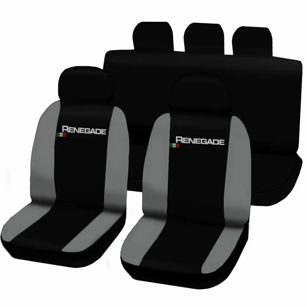 COPRISEDILI AUTO RENEGADE FODERE BICOLORE NERO GRIGIO CHIARO|Автомобильные вездеходные цепи| |
