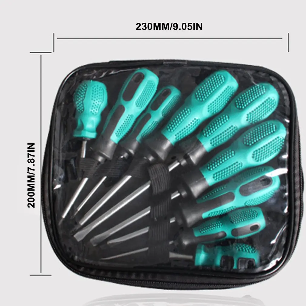 9pcs Screwdriver Set Screw Driver Straight Cross-Shaped Magnetic Bit Insulated Handle Multi-Function Repair Manual Tool Kit
9pcs Screwdriver Set Screw Driver Straight Cross-Shaped Magnetic Bit Insulated Handle Multi-Function Repair Manual Tool Kit