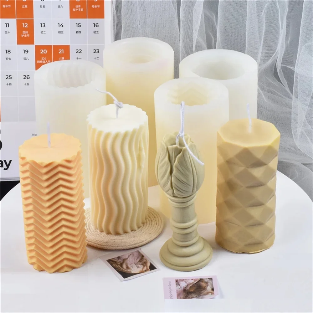 Non Stick Style Silicone Flowers Candle Mold Diy Wave Cuboid Soap 3d High Quality Stereo Patterns Decorating Plaster Making Tool
Non Stick Style Silicone Flowers Candle Mold Diy Wave Cuboid Soap 3d High Quality Stereo Patterns Decorating Plaster Making Tool