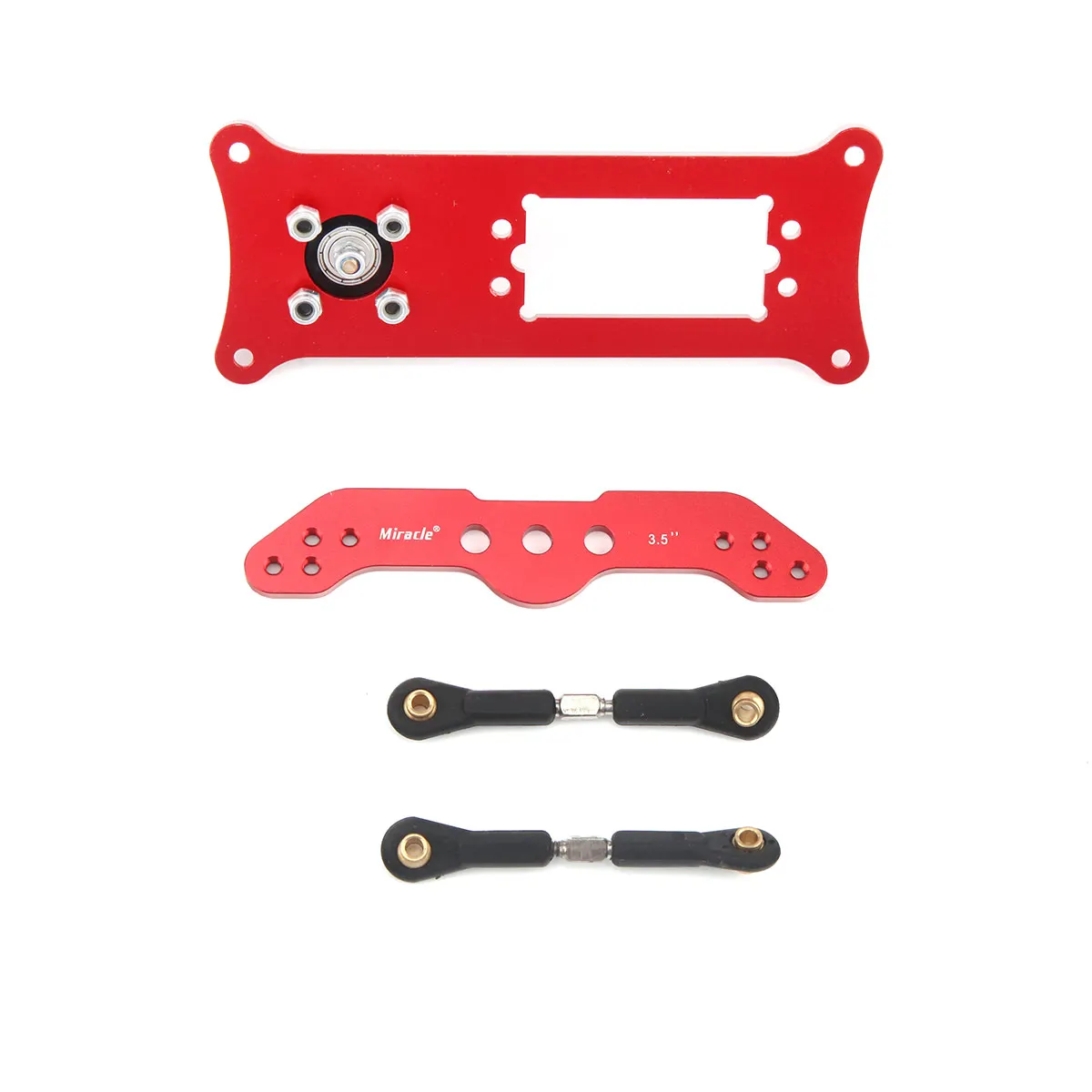Servo With Rudder Tray 3.5" Double Arm Aluminum Alloy Rudder Mount Set For RC Airplane
Servo With Rudder Tray 3.5" Double Arm Aluminum Alloy Rudder Mount Set For RC Airplane
