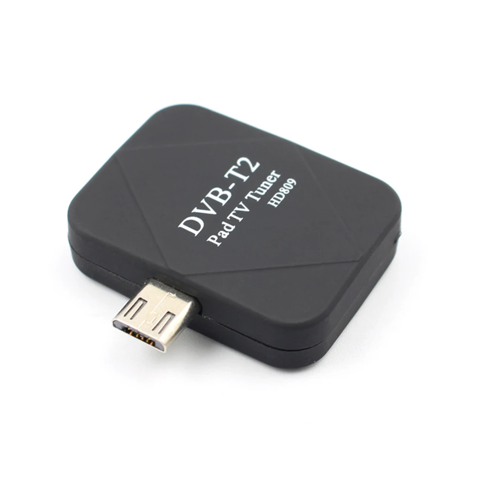 HD цифровой тюнер микро USB приемник + антенна Мини ТВ DVB T2 T для Android смартфона