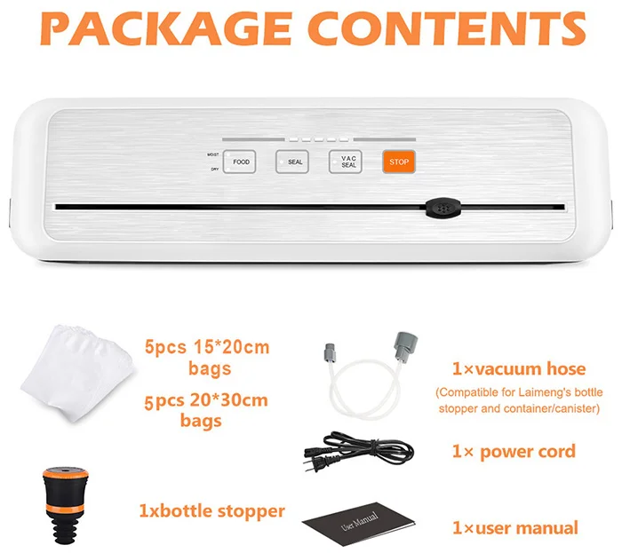 Vacuum Packing Machine Sous Vide Vacuum Sealer For Food Storage New Food Packer Vacuum Bags for Vacuum Packaging S273
Vacuum Packing Machine Sous Vide Vacuum Sealer For Food Storage New Food Packer Vacuum Bags for Vacuum Packaging S273