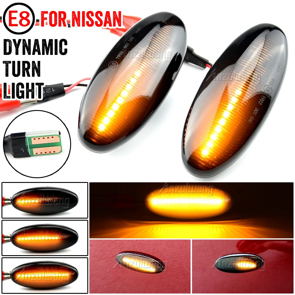 2pcs For Nissan Navara D22 NP300 1998-2005 Datsun Frontier Fiera PickUp Terrano LED Dynamic Side Marker Turn Signal Light Lamp
2pcs For Nissan Navara D22 NP300 1998-2005 Datsun Frontier Fiera PickUp Terrano LED Dynamic Side Marker Turn Signal Light Lamp