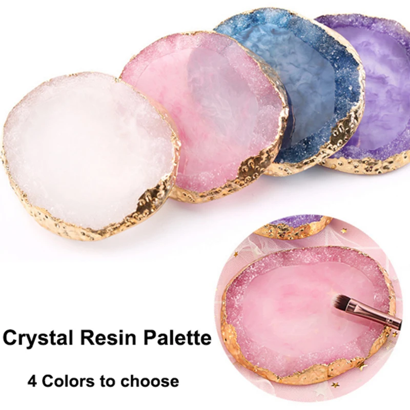 Imitation Agate Crystal Resin Nail Color Paint Palette Holder Drawing Nail Art Color Palette for Nail Color Mixing Display
Imitation Agate Crystal Resin Nail Color Paint Palette Holder Drawing Nail Art Color Palette for Nail Color Mixing Display