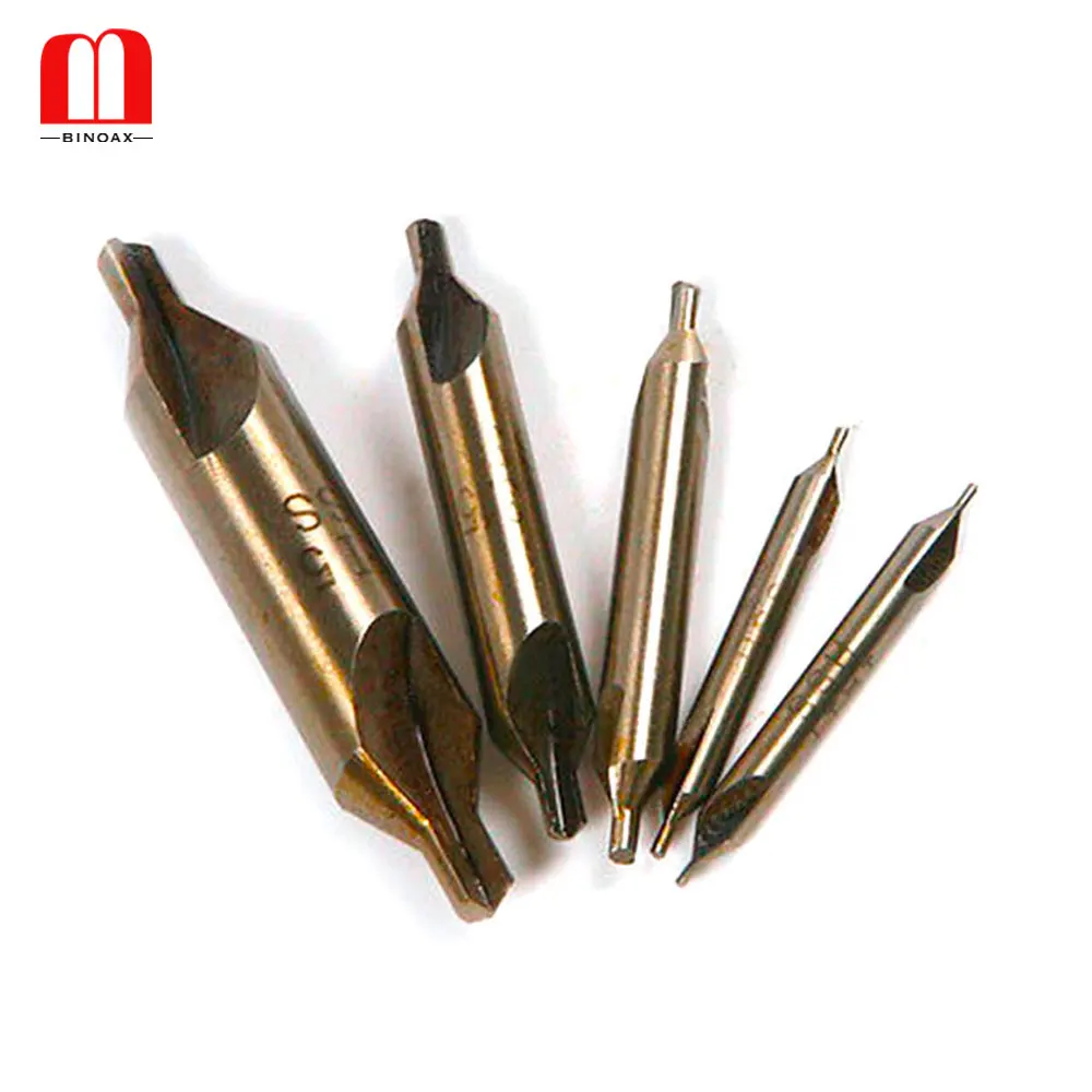 Binoax 5Pcs HSS Combined Center Drills Bit Countersinks 60 Degree Angle Set Tool 5/3.15/2.5/1.5/1mm #P00438#
Binoax 5Pcs HSS Combined Center Drills Bit Countersinks 60 Degree Angle Set Tool 5/3.15/2.5/1.5/1mm #P00438#