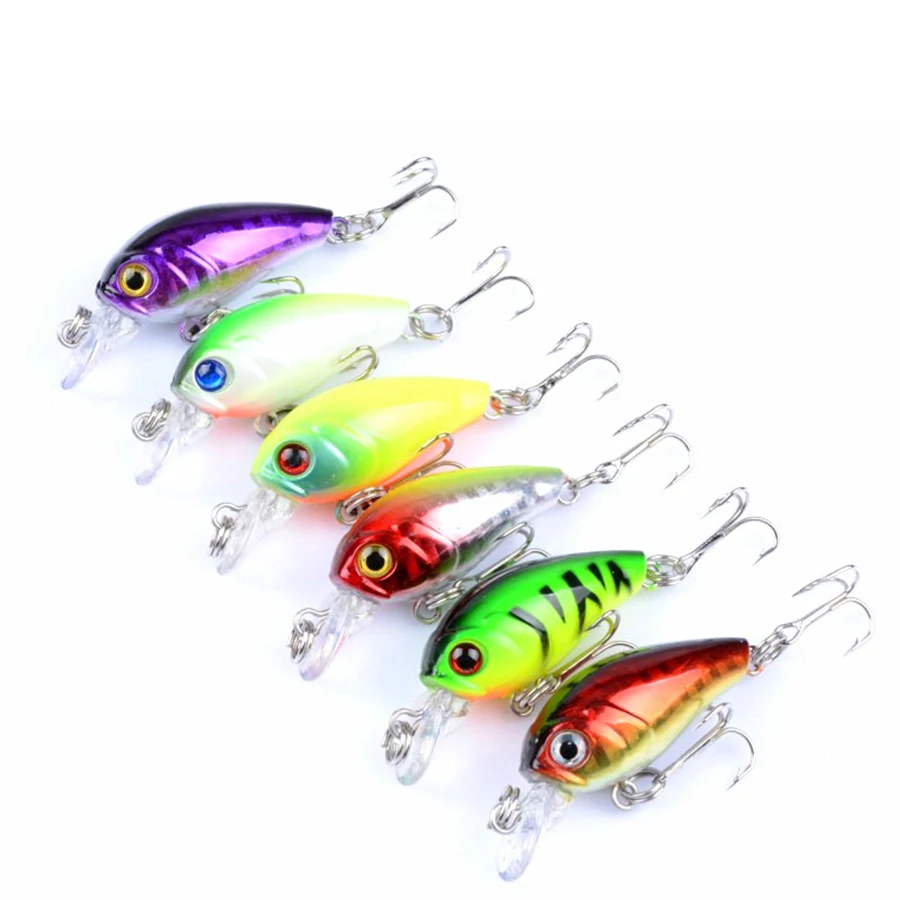 6pcs Hard/Fake/Artificial/Crank Bait Mini Crankbait/Carp Fishing Lure Sets 4.5cm 4g Floating Minnow Wobblers For Pike/Fish/Bass
6pcs Hard/Fake/Artificial/Crank Bait Mini Crankbait/Carp Fishing Lure Sets 4.5cm 4g Floating Minnow Wobblers For Pike/Fish/Bass