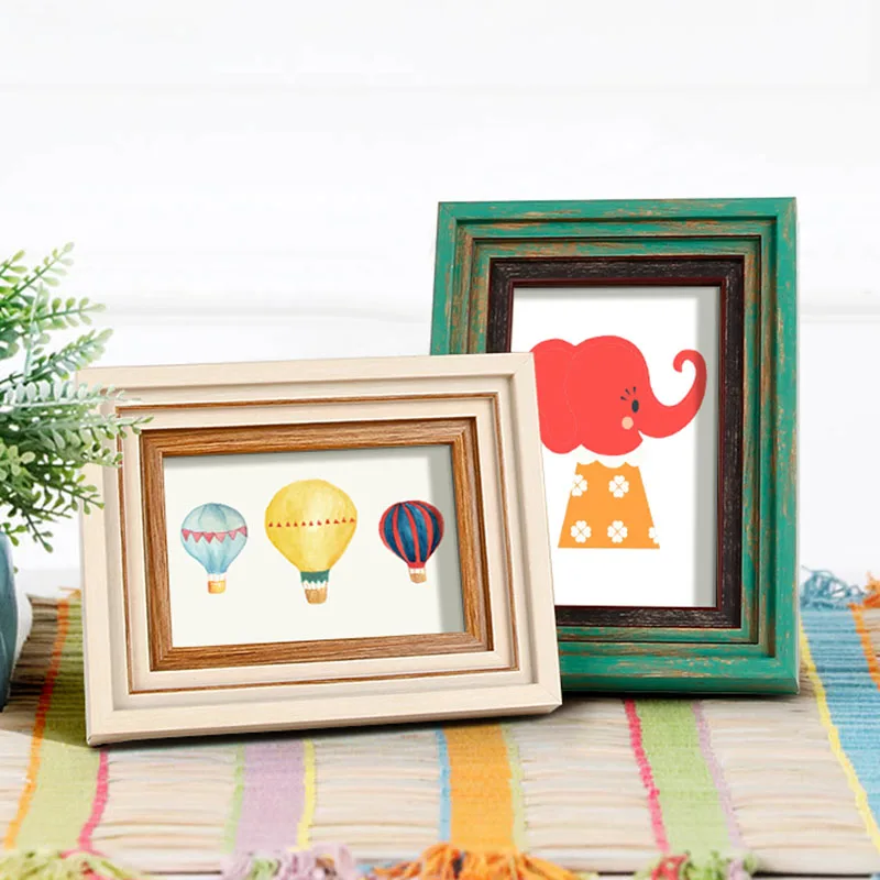 Lovely Children Photo Frame American Style Hanging Wall Frames Quality Home Decor Table Resin Picture Frame For Family Memories
Lovely Children Photo Frame American Style Hanging Wall Frames Quality Home Decor Table Resin Picture Frame For Family Memories