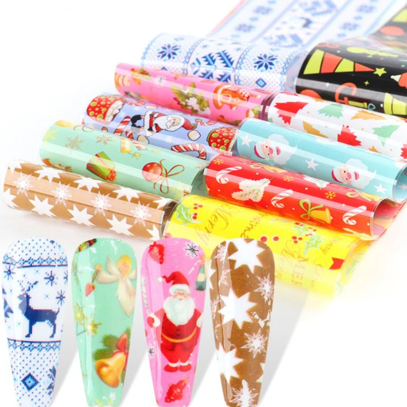 30pcs/lot Nail Stickers Winter Christmas Nail Foils Colorful Snowflake Santa Claus Transfer Paper Decals DIY Charms Decor
30pcs/lot Nail Stickers Winter Christmas Nail Foils Colorful Snowflake Santa Claus Transfer Paper Decals DIY Charms Decor