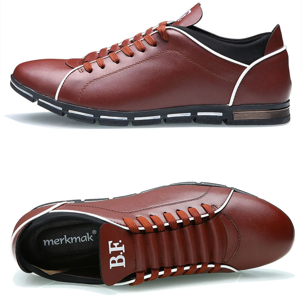 New Style Autumn 2020 England Men's Trend Of Men's Shoes Casual Shoes Leather Shoes Breathable Four Male Big Size 38-48
New Style Autumn 2020 England Men's Trend Of Men's Shoes Casual Shoes Leather Shoes Breathable Four Male Big Size 38-48