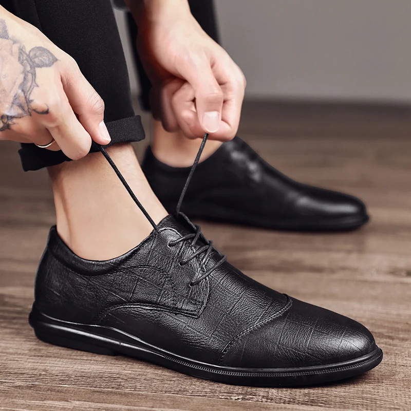 Casual Shoes Men Fashion Men Black Casual Shoes Leather Man Shoe Causal For Zapatos Informales De Hombre Fashion Flat Cuero Male
Casual Shoes Men Fashion Men Black Casual Shoes Leather Man Shoe Causal For Zapatos Informales De Hombre Fashion Flat Cuero Male