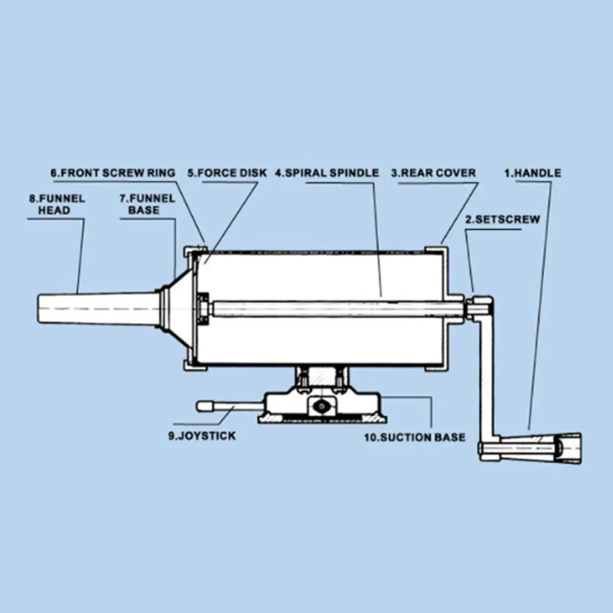 5 lbs Homemade Sausage Stuffer Aluminum Alloy Sausage Filling Machine Sausage Syringe Meat Filler Sausage Maker
5 lbs Homemade Sausage Stuffer Aluminum Alloy Sausage Filling Machine Sausage Syringe Meat Filler Sausage Maker