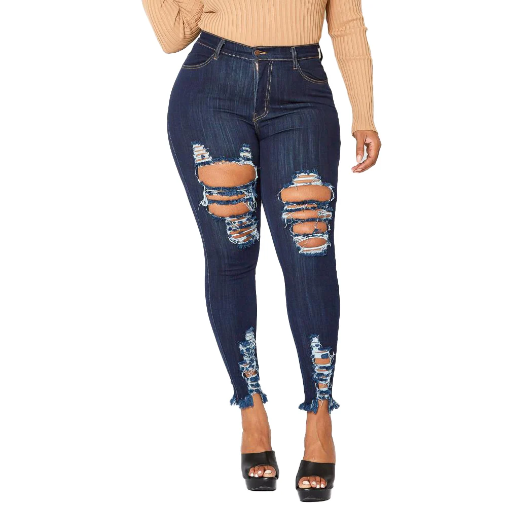 5XL Plus Size Jeans femme Skinny Elastic Trouser Woman High Waist Pants Vintage Hole Jeans Denim Pencil Pants Stretch Jeans D30
5XL Plus Size Jeans femme Skinny Elastic Trouser Woman High Waist Pants Vintage Hole Jeans Denim Pencil Pants Stretch Jeans D30