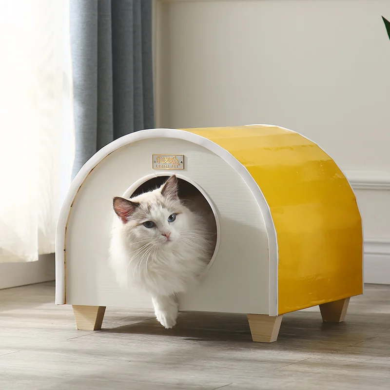 Solid Wood Cat Nest Four Seasons Universal Closed Summer Deep Sleep Pet Cat Nest House Villa Cat House
Solid Wood Cat Nest Four Seasons Universal Closed Summer Deep Sleep Pet Cat Nest House Villa Cat House