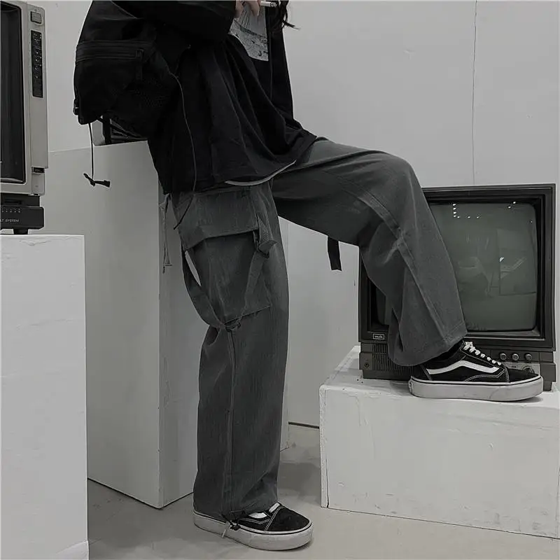 NiceMix 2020 ins cargo pants pockets loose elastic waist full length drawstring Korean style solid high Capris Women's Clothing
NiceMix 2020 ins cargo pants pockets loose elastic waist full length drawstring Korean style solid high Capris Women's Clothing