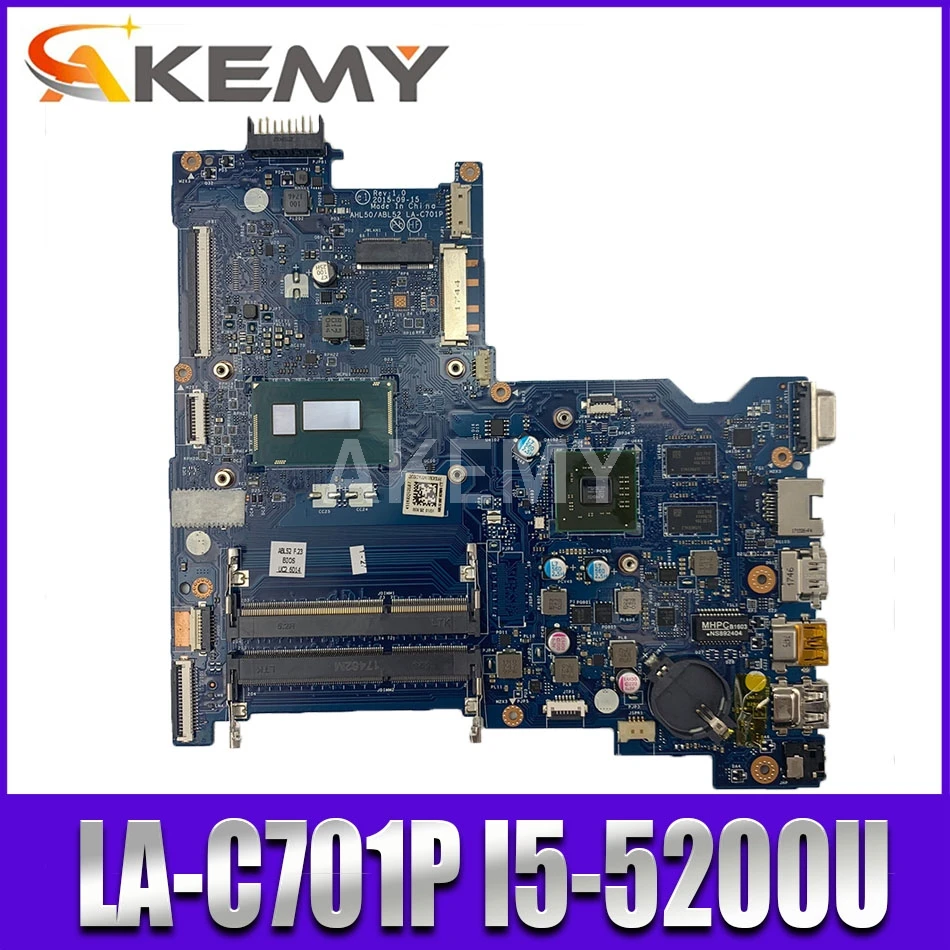 For HP 250 G4 NOTEBOOK PC laptop Motherboard 816437-001 816437-501 816437-601 i5-5200U LA-C701P 100% fully tested
For HP 250 G4 NOTEBOOK PC laptop Motherboard 816437-001 816437-501 816437-601 i5-5200U LA-C701P 100% fully tested