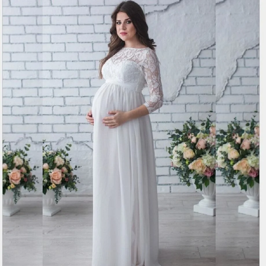 Женское платье для беременных новые модные кружевные платья для беременных платье макси белое платье для свадебной вечеринки Длинные плат...
Женское платье для беременных новые модные кружевные платья для беременных платье макси белое платье для свадебной вечеринки Длинные плат...