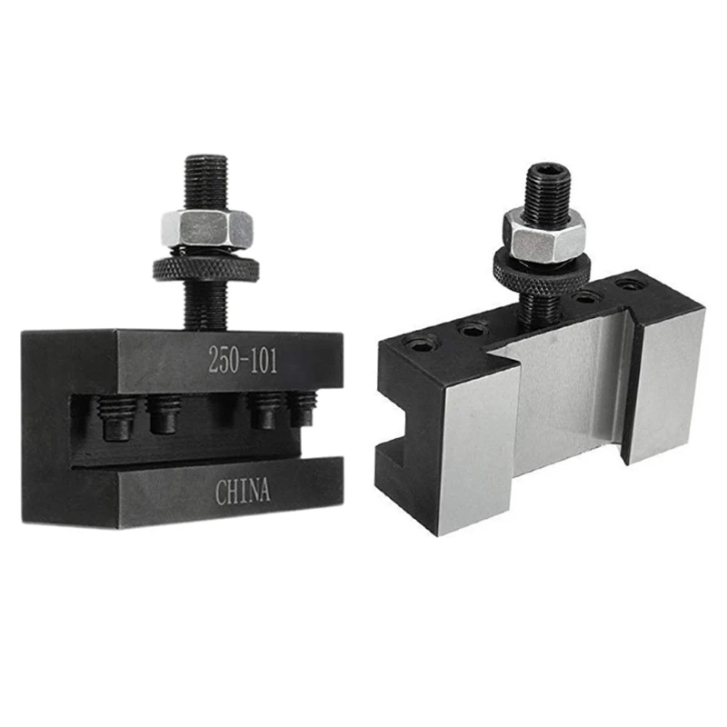 2 Pcs AXA Lathe Tool Post Quick Change Turning Facing Holder 250-101 High-Speed-Steel Easy Install Turning Post Tool
2 Pcs AXA Lathe Tool Post Quick Change Turning Facing Holder 250-101 High-Speed-Steel Easy Install Turning Post Tool