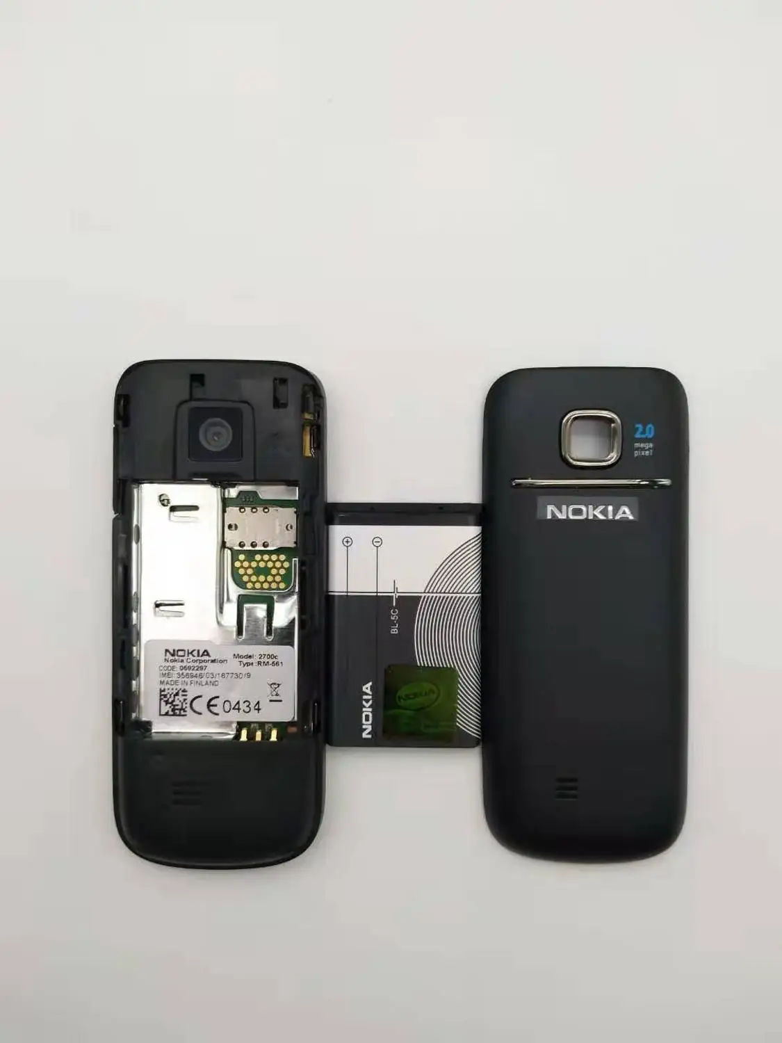 Nokia 2700 Восстановленный разблокированный оригинальный 2700C Classic Мобильный телефон
