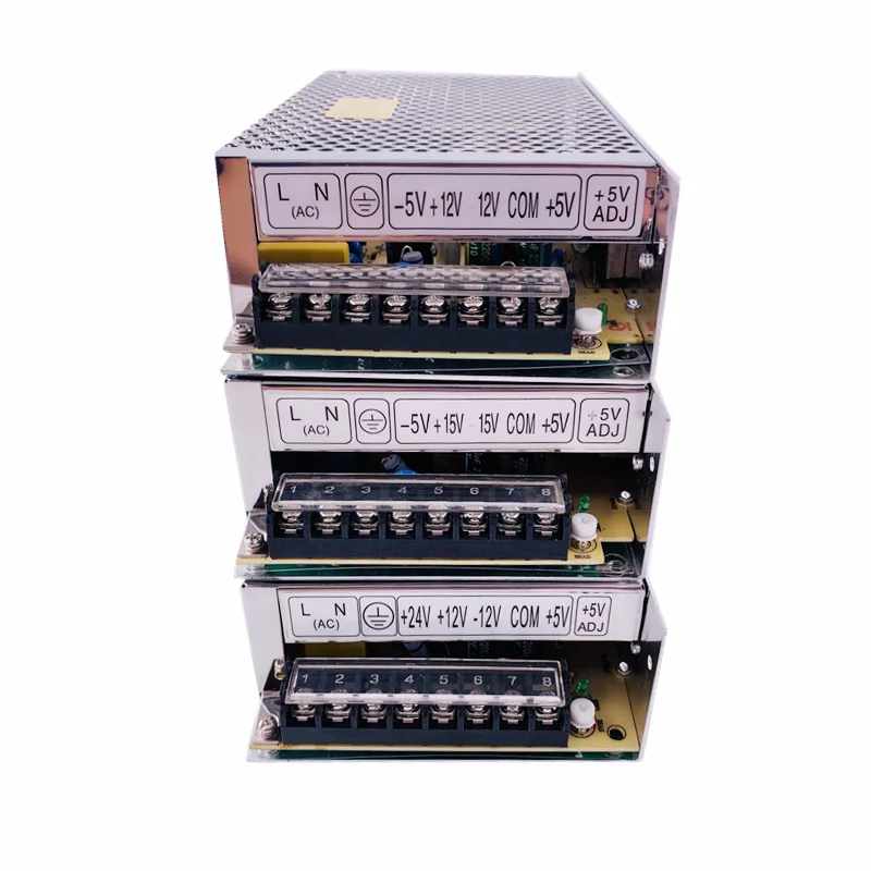 

Q-150W Quad output switching power supply -5v 12v 15v 24v 1A 2A 5A four group output Q-150A/B/C/D