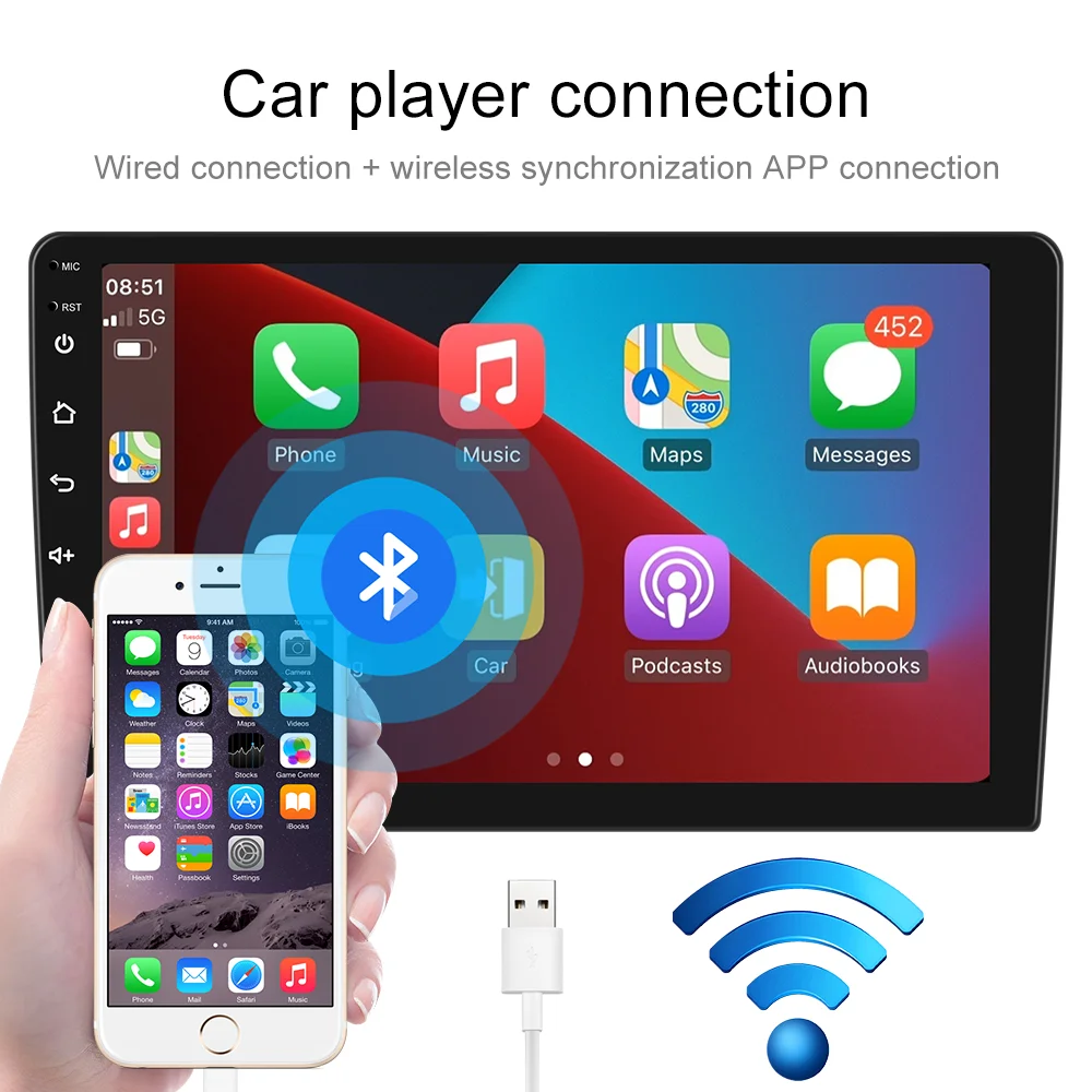 Camecho 9/10.1 Inch Android 10.1 2Din GPS Car Stereo Radio MP5 Multimedia Video Player With Carplay For IPhone For Universal/VW
Camecho 9/10.1 Inch Android 10.1 2Din GPS Car Stereo Radio MP5 Multimedia Video Player With Carplay For IPhone For Universal/VW