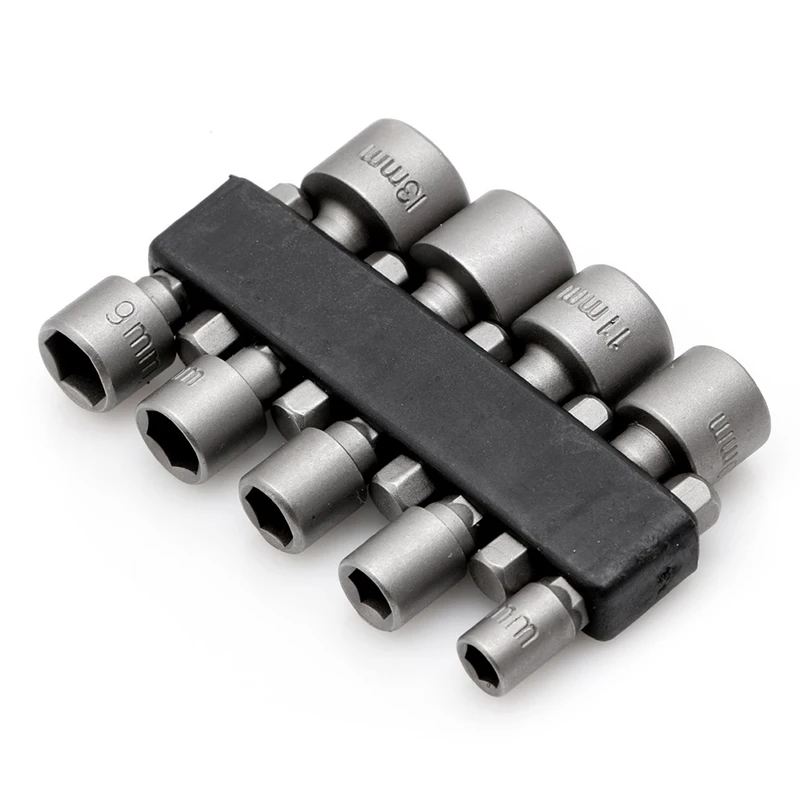 Fixmee 9pc/set Power Nut Driver Drill Bit Set Metric Socket Wrench Screw 1/4" Hex
Fixmee 9pc/set Power Nut Driver Drill Bit Set Metric Socket Wrench Screw 1/4" Hex